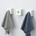thumbnail image 2 of Ganchos para toallas de cocina, toalleros autoadhesivos para cocina, gancho para toallas de mano para niños montado en la pared, Ideal como baño, toalleros para platos, 2 of 7