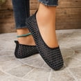 thumbnail image 6 of SuTry Women's Mesh Flat Shoes Round Toe Breathable Soft Sole Lightweight Slip On Comfortable Casual Walking Office Daily Ballet Flats(36), 6 of 8