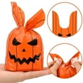 thumbnail image 3 of 100pcs Halloween Monster Plastic Candy Bags Halloween Gift Packaging Bags Candy Box Bunny Ears Design Bags Birthday Easter Party J, 3 of 9