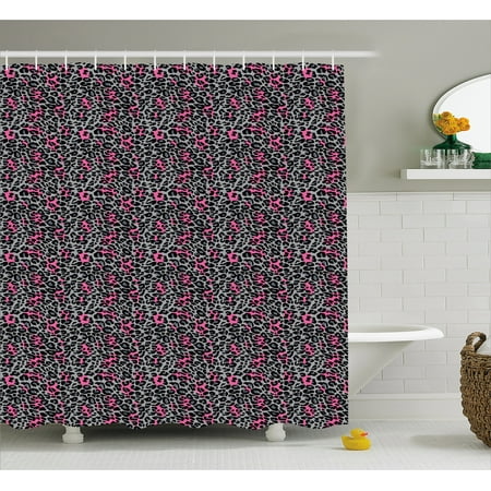 Leopard Print Shower Curtain African Safari Animal Pattern Nature Leopard Print Shower Curtain African Safari Animal Pattern Nature Inspired Fashion Cheetah Panther Fabric
