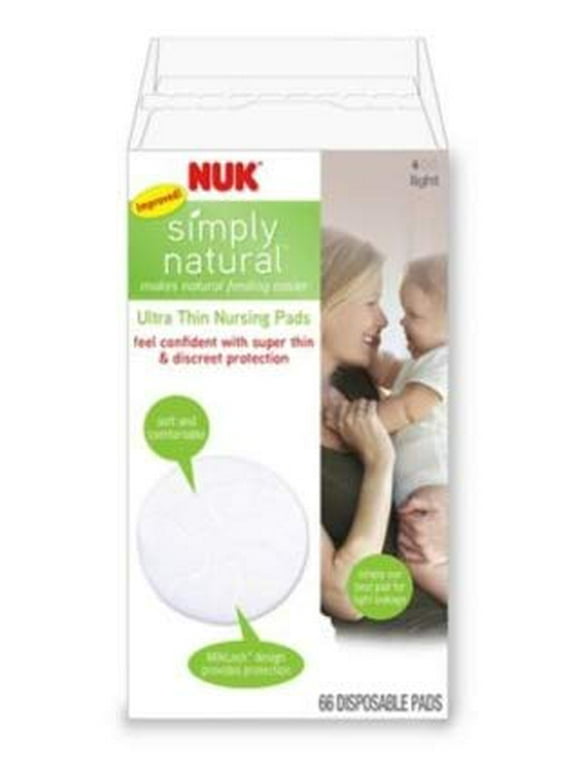 NUK Ultra Thin Disposable Nursing Pads, 66 Count (Pack of 2)