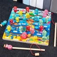 thumbnail image 1 of de Pesca Magnética de Montessori Preschool Tablero Early Educational Juguetes Puzzle Maze Actividad de Cumpleaños de Navidad Alfabeto ABC Hugo Number Puzzle Board, 1 of 9