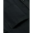 thumbnail image 4 of sogami Long Sleeve Solid Dress Shirt for Men Cotton Business Shirts, 4 of 7