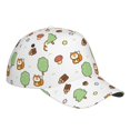 thumbnail image 6 of Picia Tree Squirrel pattern Trucker Low Profile Hat Men Women Baseball Cap Dad Hat Adjustable Unconstructed Plain Cap, 6 of 9