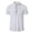 White, variant on Mens Linen Shirts Short Sleeve Summer Cotton Linen Shirt Plus Size Stand Collar Beach Shirt Tops Men'S T Shirts White M