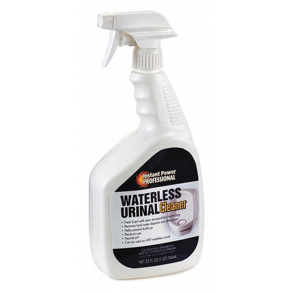 Waterless Urinal Cleaner, 32 oz. Cleaner Container Size