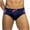 Dark Blue#men's briefs, variant on Mens Low Rise Swimwear Briefs Surf Swimsuit Adjustable Drawstring Triangle Swim Shorts Dark Blue L