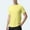 🔥 Yellow, variant on Dianli Men's Athletic Short Sleeve Shirt 95% Polyester 5% Spandex Breathable Moisture Wicking Quick Dry Round Neck Tee for Workout Gym Sports Casual Wear