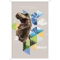 Jurassic World: Dominion - T-Rex Wall Poster, 14.725" x 22.375" Framed