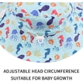 thumbnail image 3 of Toddler Girl Sun Hat Breathable Beach Hat Adjustable Chin-Strap Hat 50+UPF, 3 of 7