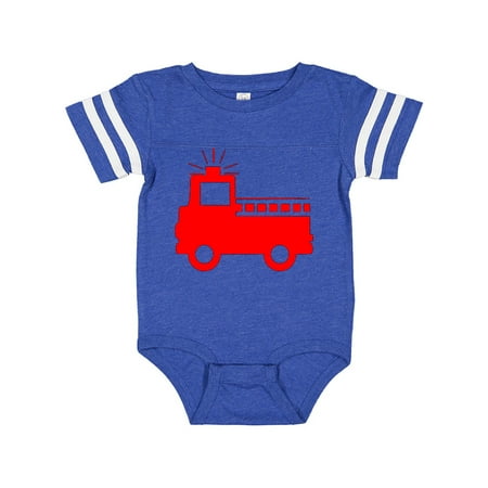 

Inktastic Red Fire Engine Gift Baby Boy or Baby Girl Bodysuit