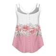 thumbnail image 6 of Lindreshi Tank Tops for Women 2024 Loose Fit 2024 Women's Spring and Summer New Tank Eyelet Embroidery Scoop Neck Fashion Print Casual Fashion Top Blouse, 6 of 7