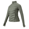 thumbnail image 3 of Chaqueta deportiva ligera, adelgazante y suave para mujer, para correr al aire libre, resistente al viento, con forro polar, cálida y que suaviza tu silueta, 3 of 5