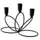 thumbnail image 4 of Candelabro de metal de 3 brazos para centro de mesa, soporte para velas para repisa de chimenea. Negro, 4 of 9