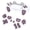 Dark Grayish Violet, variant on eXtremeRate Coral Replacement D-pad R1 L1 R2 L2 Triggers Share Options Face Buttons for ps5 Controller BDM-010/020