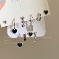 thumbnail image 3 of Pendientes De Plata De Oro Para Las Mujeres De La Mariposa De Cristal Estrella Del Corazón Flor De Camelia Arco Earring Set Para El Mejor Amigo Accesorios De Joyería, 3 of 4