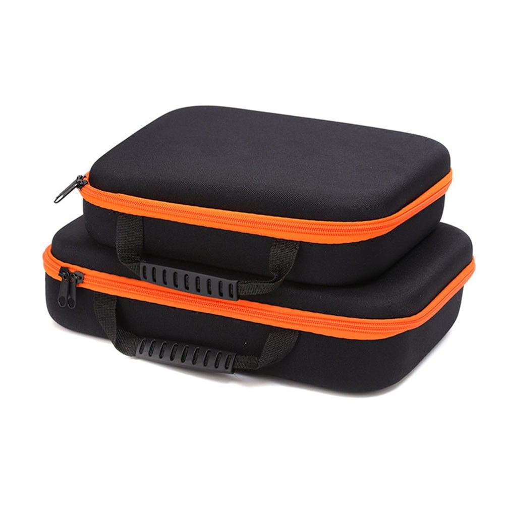Electric Drill Tool Storage Bag Oxford Fabric Tool Organizer Bag With Net Pouch Organize Your Tools For Easy Access Black 270×220×70Mm Fangkenuo