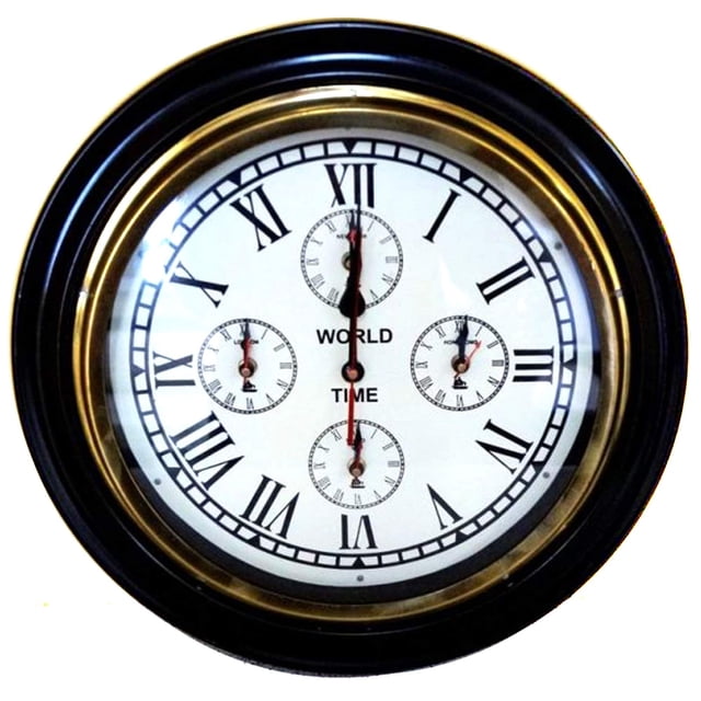 Reloj de Pared IOTC Marine 16" Multi Zona Horaria