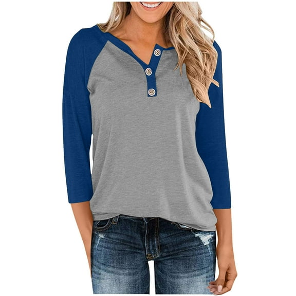 Women's Round Neck Loose Shirt Top