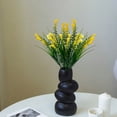 thumbnail image 5 of Qiangzon Faux Calla Lily, Artificial Flowers for Outdoors, Fake Plants UV Resistant, Faux Plastic Flowers, Indoor Outside Planter Home Porch Summer Decor, Yellow, 5 of 6