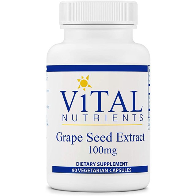 Vital Nutrients Grape Seed Extract Potent Antioxidant and Support
