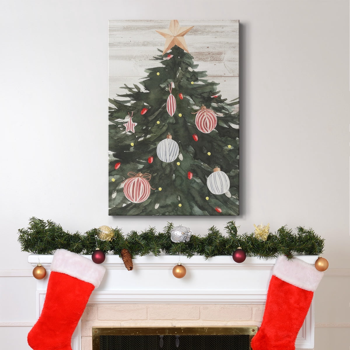 Winter Cardinal Collection B- Gallery Wrapped Canvas