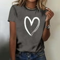 thumbnail image 7 of Ounisa Heart Shirts for Women - Trendy Short Sleeve Womens Graphic T Shirt Cute Love Gifts for Her, 7 of 7