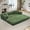 Dark Green, variant on Muumblus 78" Corduroy Loveseat Cloud Sofa , Queen Size Convertible Slpper Couch Bed for Living Room, Black