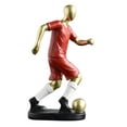 thumbnail image 2 of deevoka Football Player Statue Collectible Resin Figurine for Bookshelf Desk .5x4.2x13cm, 2 of 9