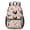 Pink Pattern, variant on Rooster and Fence Yellow Pattern 17" School Backpacks for Teens,Waterproof Oxford Fabric,S-Shape Padded Straps for School,Travel,Hiking,Camping