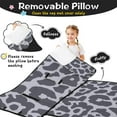 thumbnail image 3 of White and Black Of Leopard Print Toddler Nap Mats for Kids Preschool,Sleeping Mat Bag or Kids,Toddler Sleeping Bag,Toddler Nap Mat or Daycare, 3 of 6