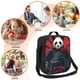 thumbnail image 5 of Balery Red Black Eastern Panda Warrior Caja de Almuerzo y Bolsa de Almuerzo para Hombres y Mujeres, Bolsa de Almuerzo Reutilizable con Gran Capacidad, Bolsa de Almuerzo Aislada, 5 of 7