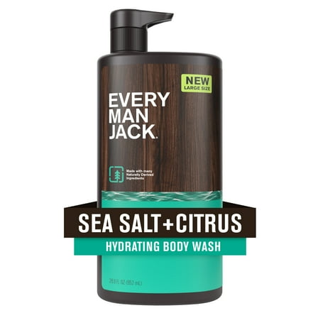 Every Man Jack Sea Salt   Citrus Body Wash, 28.8 fl oz