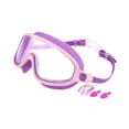 thumbnail image 4 of Gafas de natación para niños, ajustables, a prueba de fugas, cómodas, con visión amplia y antivaho, para piscina, esnórquel para niños y niñas. Púrpura y rosa, 4 of 8