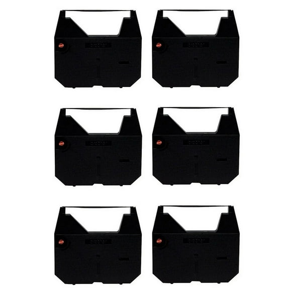 PrinterDash Compatible Replacement for Porelon 11403 Black Typewriter Correctable Ribbons (6/PK) - Replacement to Brother 1230 / Brother 1030