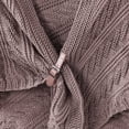 HIKARO Donna Scialle Wrap Open Front Poncho Cape Plaid Tassel Blanket Cardigans Coat per la Primavera Autunno Inverno