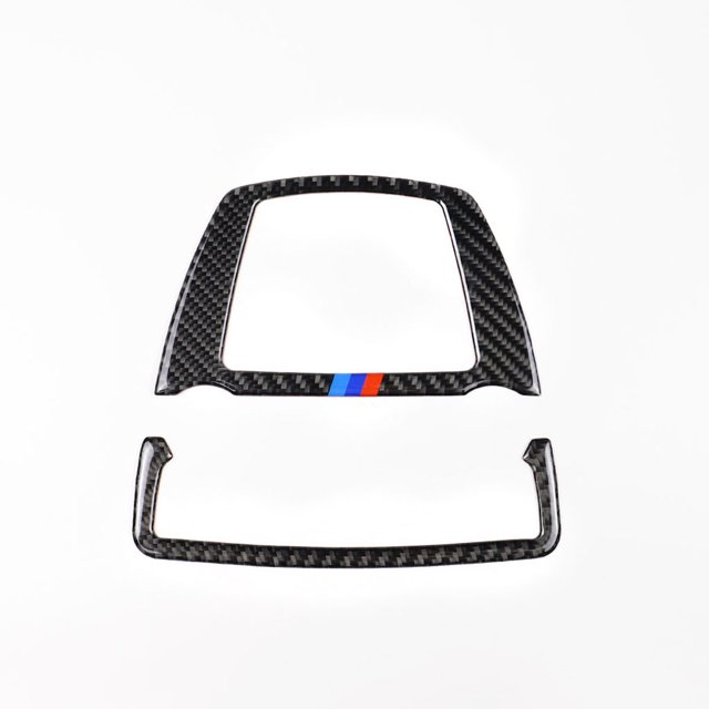 sweethay Etiqueta engomada decorativa de la cubierta de la fibra de la luz de lectura del coche para la serie 5 f07 F10 5gt F26 f25 X3 X4 Automoción decorativa y accesorios No.2 sweethay CZ8269-02B