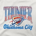 thumbnail image 4 of Unisex Stadium Essentials Oatmeal Oklahoma City Thunder Sky High Fleece Sweatshirt, 4 of 4