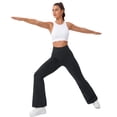 thumbnail image 3 of Rosvigor Womens Flare Yoga Pants High Waisted Bootcut Leggings No Front Seam Buttery Soft Leggings for Workout Gym Casual, 3 of 8