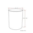 thumbnail image 6 of Allora 16" Cylinder Contemporary Metal Accent Table in Black, 6 of 6