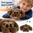 thumbnail image 2 of Spider Plush Toy, 6.7 Inch Soft Realistic Stuffed Animal Spider with Big Eyes, Cute Halloween Simulation Spider Plush, Halloween Christmas Birthday Gift Home Decor, 2 of 5