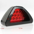 thumbnail image 6 of Fule Universal Add-On Red 12-LED Car Third Stop Brake Light Tail Light Rear Fog Lamp, 6 of 8