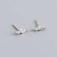 thumbnail image 2 of QQTDFG 925 Sterling Silver Lotus Flower Marquise CZ Stud Earrings F1168-Silver, 2 of 2