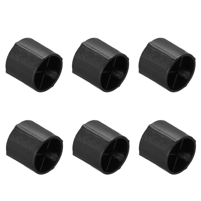 Uxcell 6Pcs Tape Dispenser Core, Replacement Core for 20032/20072 Tape Dispenser Plastic Insert Parts for Home Office Warehouse Wrapping Packaging Mailing Shipping, Black