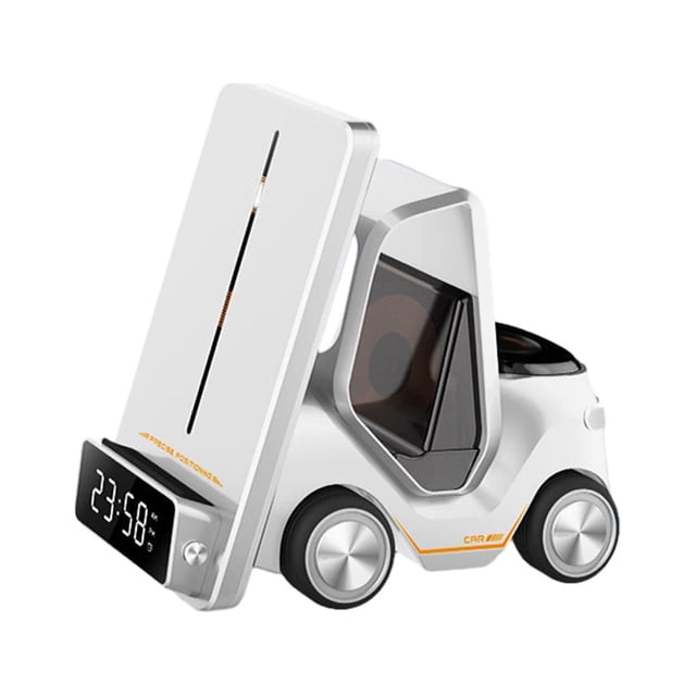 VONKY Station de Charge 5 en 1 Chargeur Sans Fil Rapide Support pour Haute Efficacité Blanc