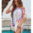 thumbnail image 2 of Charmo Womens Chiffon Tassel Beachwear Cover Up Beach Bikini Swimsuit Cover-ups, 2 of 4