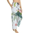 thumbnail image 2 of Naloa Turtle and Sea Life Print Women’s Ultra-Soft Comfy Pajama Lounge Pants with Pockets & Drawstring, 2 of 8