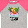 thumbnail image 4 of Inktastic Someone in Miami Loves Me Boys or Girls Baby Bodysuit, 4 of 5