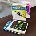 thumbnail image 3 of Sorbus Magazine Holder File Organizer, Great for Desktop, Shelf, Home or Office, White Clear, 3 of 5