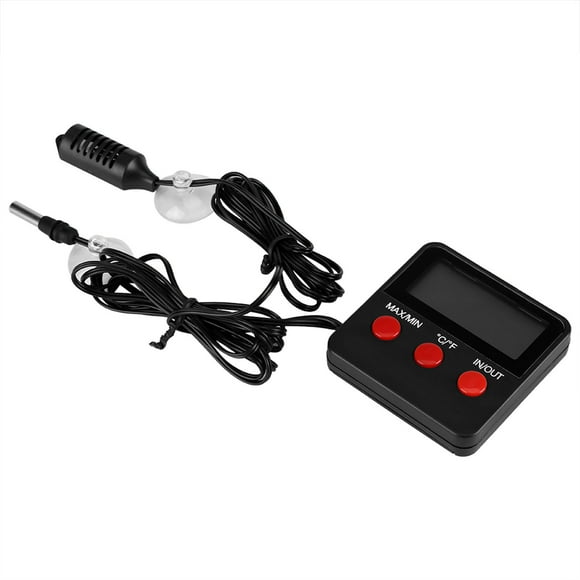 Thermomètre numérique LCD, thermomètre numérique LCD pour aquarium, moniteur d'humidité pour incubateur d'ufs pour animaux de compagnie